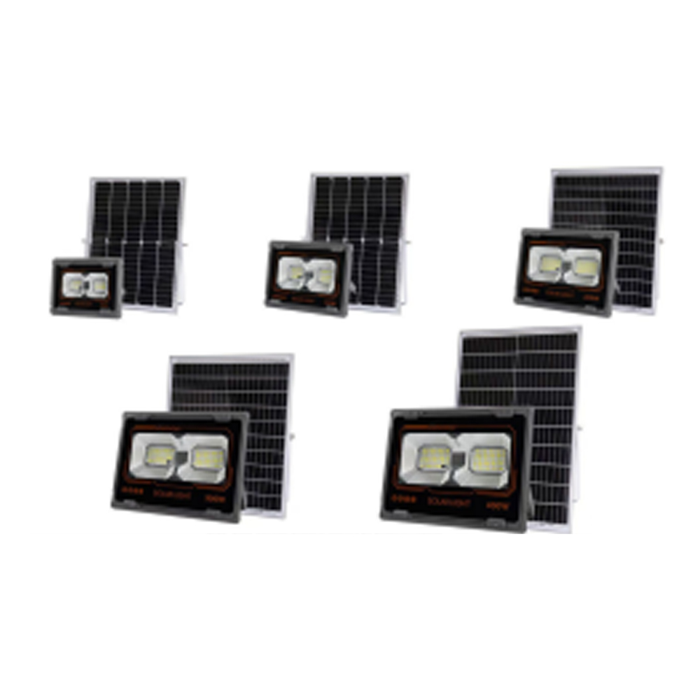 Lampe solaire avec éclairage effet halo lunaire – 100 W