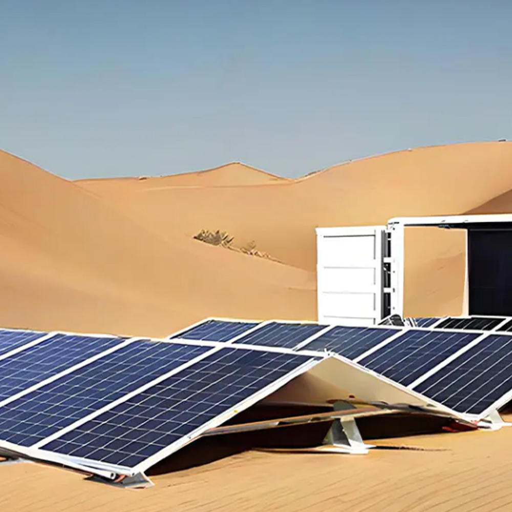 Conteneur solaire photovoltaïque (sur roues)